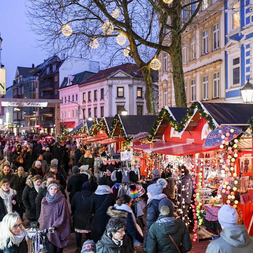 Traditioneller Weihnachtsmarkt in Altona