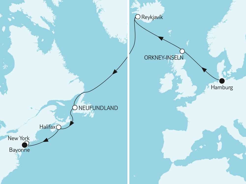 Reiseplanung für Ihre Schiffsfahrt von Hamburg nach Madeira