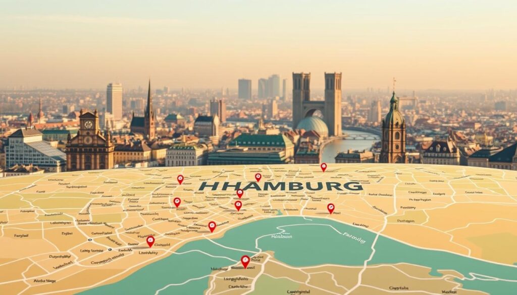 Karte für Zero-Waste-Läden in Hamburg