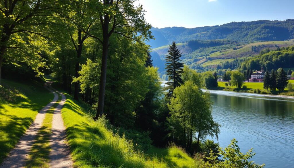 Natur entlang der Elbe